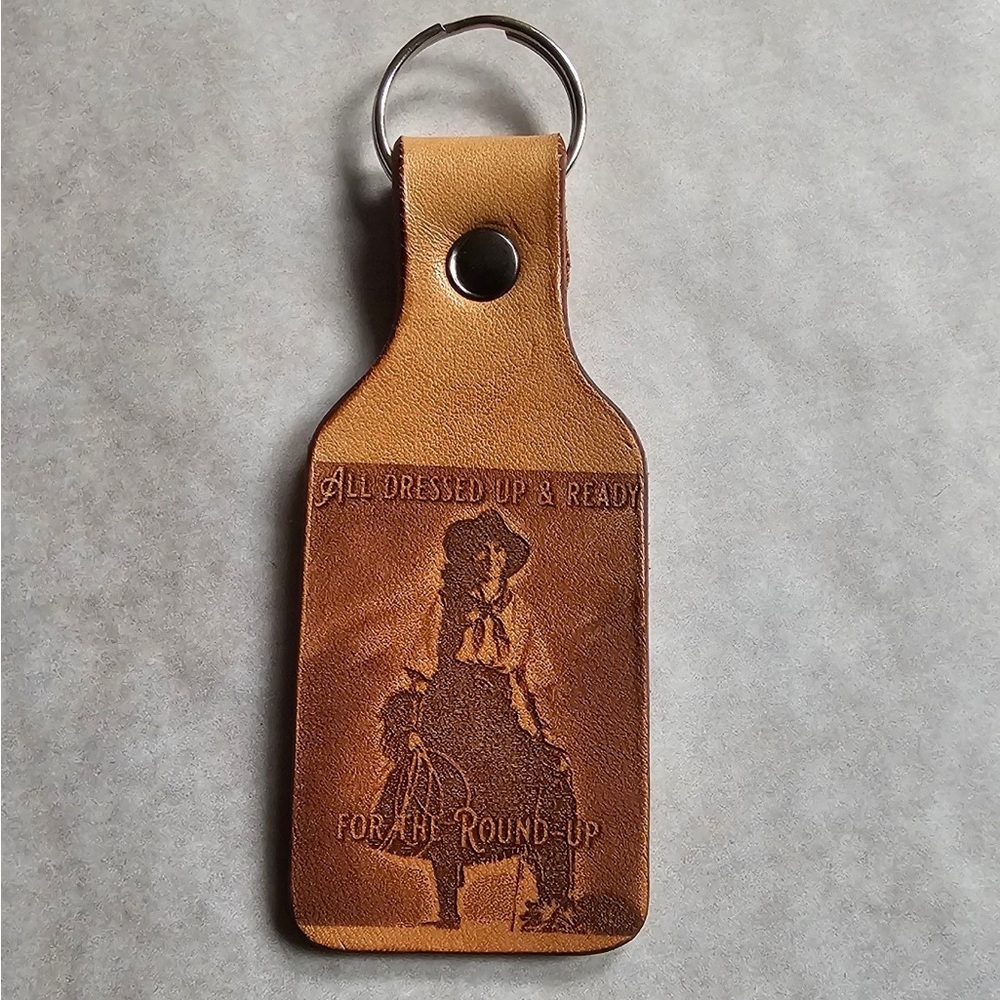 Roundup girl Key Chains